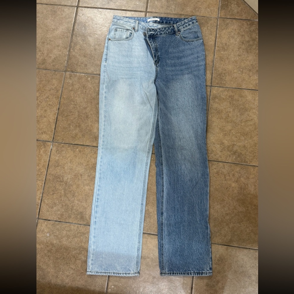PacSun Dual-Tone Straight Leg Jeans